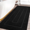 thumbnail image 3 of Softlife Bathroom Rug Soft Absorbent Microfiber Bathroom Rugs Washable Bath Mat,24"x70",Black, 3 of 6