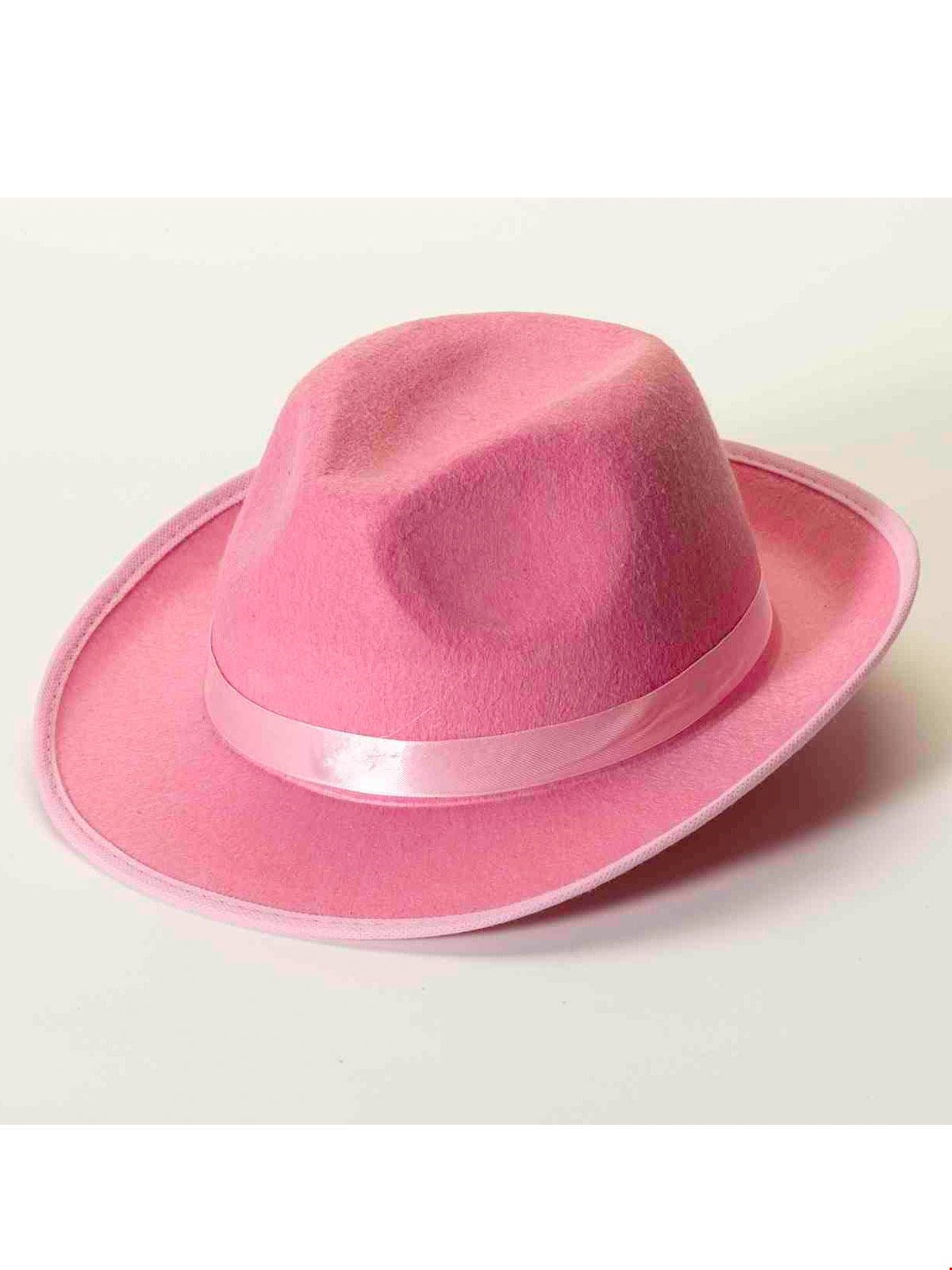 Pink Fedora Halloween Costume Accessory