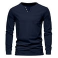 thumbnail image 1 of Blusa y camisa de manga larga con cuello vuelto para hombre, camisa formal de manga corta con solapa de color y estampado, blusa y camisa de manga larga con cuello vuelto y varios botones para hombre., 1 of 3
