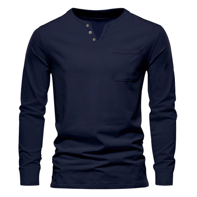 Blusa y camisa de manga larga con cuello vuelto para hombre, camisa formal de manga corta con solapa de color y estampado, blusa y camisa de manga larga con cuello vuelto y varios botones para hombre.