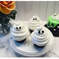 thumbnail image 3 of DEZICAKES Fake Cupcakes  Halloween Ghosts Fake Cupcakes Set of 3- Prop Decoration Dezicakes, 3 of 7