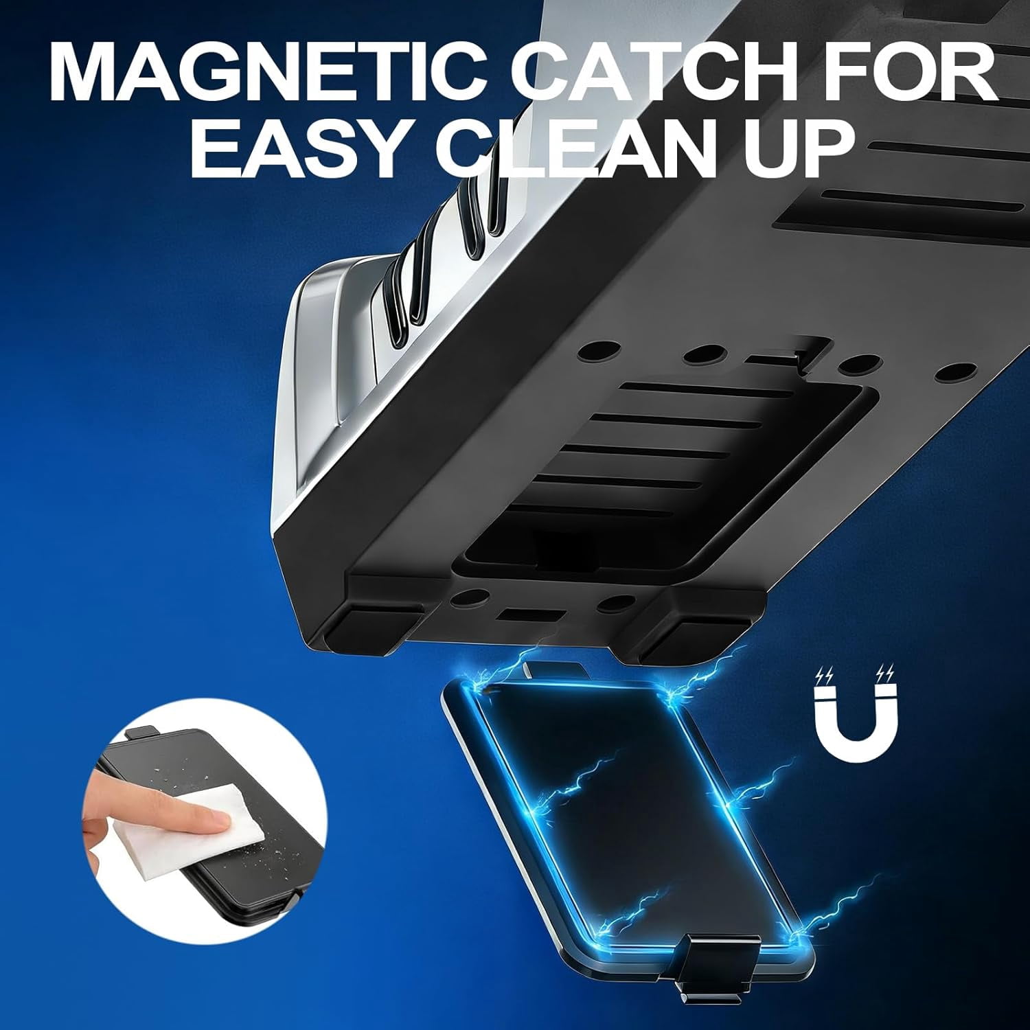 Electric Knife Sharpener - Professional 3-Stage  System with 20 °   Precision Angle for Kitchen Blades