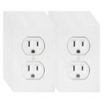 thumbnail image 1 of SHISUYAN Fake Electrical Outlet Stickers for Decor Durable Vinyl White Creative Design for Office and Home, 1 of 8