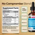 thumbnail image 3 of Liquid Collagen Peptides with Ashwagandha, Elderberry & L-Theanine. High Potency and Absorption Formula. Hair, Skin, Nail + Joint Support. Stress Relief & Immunity Booster – Collagen Mojo - 2 oz., 3 of 9