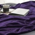 Bedsure Purple Fleece Blankets King Size Soft Lightweight Plush Cozy