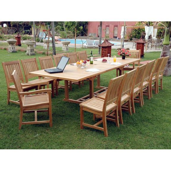 Teak Valencia Rialto 15-Pieces Dining Set