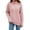 Pink, variant on Vedolay Sweaters for Women Trendy Women's Sweaters Turtleneck Lantern Sleeve Oversized Ribbed Knit Fall Tops,Black XL