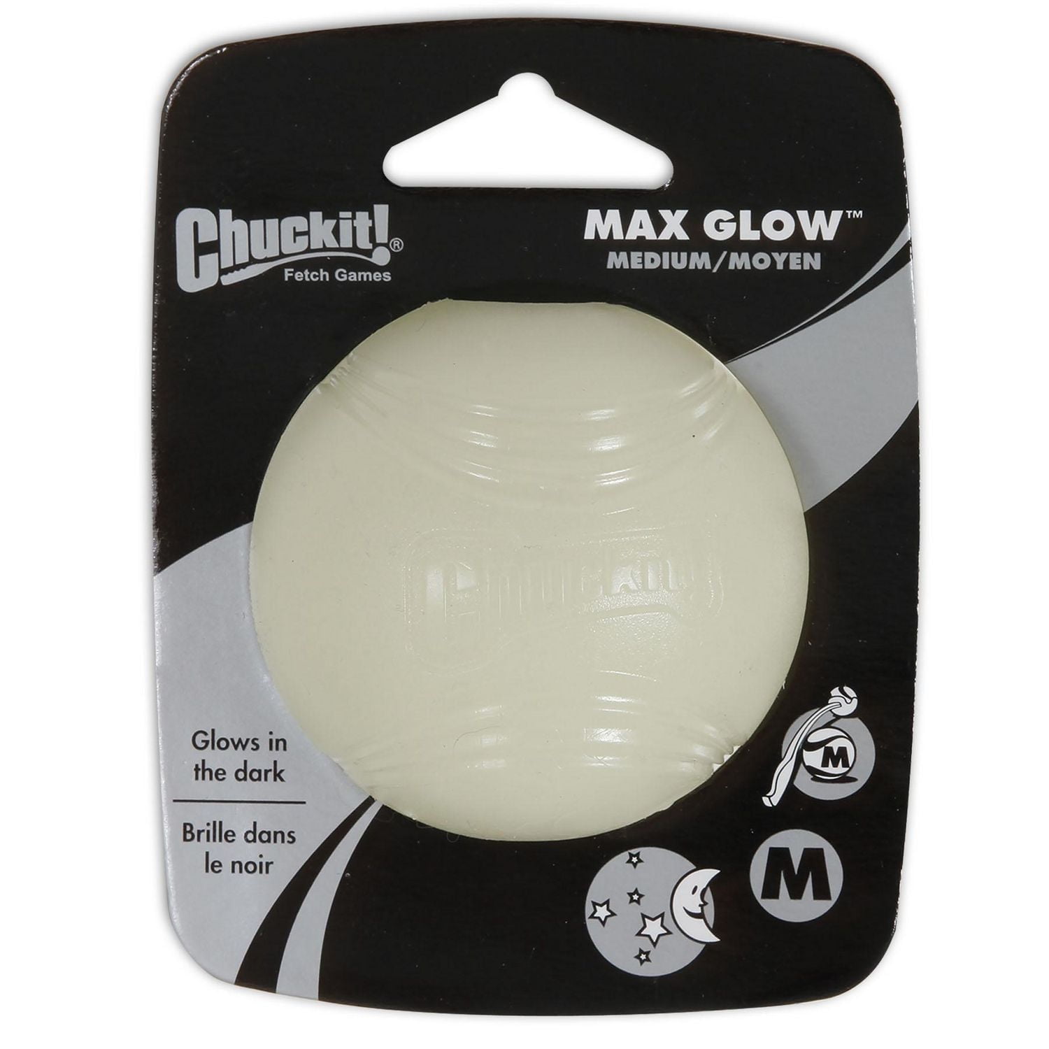 Chuckit! Max Glow Ball Medium Dog Toy