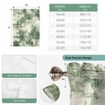 thumbnail image 6 of Sage Green Ombre Tie Up Curtains for Windows, Adjustable Balloon Window Shades, Gradient Abstract Art Vintage Kitchen Window Treatments Adjustable Roll Up Curtain for Basement/Nursery 52"x45", 6 of 8