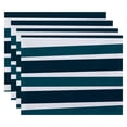 thumbnail image 2 of Simply Daisy 18" x 14" Stripes Stripe Print Placemats, Set of 4, 2 of 2