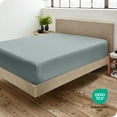 thumbnail image 5 of Bare Home Luxury 1800 Collection Fitted Sheet, Ultra-Soft, Deep Pocket, Full, Sea Spray, 5 of 8