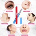 thumbnail image 4 of Recortador eléctrico de cejas Chumia, 2 unidades, para mujer, con peine y cepillo, 4 of 7
