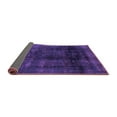thumbnail image 2 of Ahgly Company Indoor Square Abstract Purple Modern Area Rugs, 6' Square, 2 of 4
