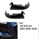thumbnail image 3 of 1Pair Front Bumper Outer Bracket for X3 X4 G01 G02 2018-2021 51118070393/51118070394 Side Grille Molding Trim Cover--Black, 3 of 5