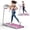 White+Pink, variant on CNSRX Folding Treadmill for Home, 2.5 HP, 265 lb Capacity
