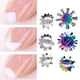 thumbnail image 5 of Recortador De Bordes Para Decoración De Uñas, Herramienta De Plantilla De Uñas A Prueba De Herrumbre De 6 Piezas, Para Manicuristas DIY Nail Art De Acero Inoxidable, 5 of 7