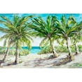 thumbnail image 3 of DeRice, Julie 18x13 Black Modern Framed Museum Art Print Titled - Palm Escape, 3 of 5