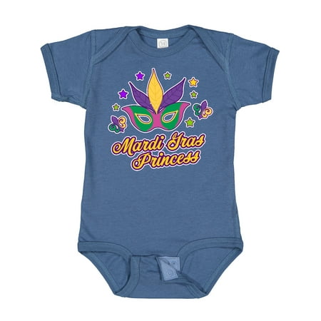 

Inktastic Mardi Gras Princess with Mask and Stars Gift Baby Girl Bodysuit