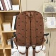 thumbnail image 6 of Yucurem Large Capacity Corduroy Backpack with Bow, Lightweight 15.75 inch Laptop Bag for Women, Aesthetic Daypack for College Travel (Brown), 6 of 7
