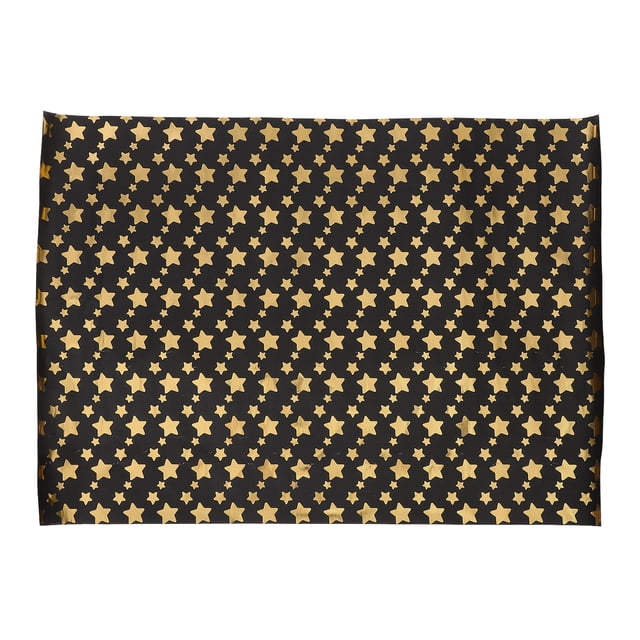 1 hoja de papel de regalo con estampados de estrellas, papel de embalaje para regalos, papel de embalaje para ramos