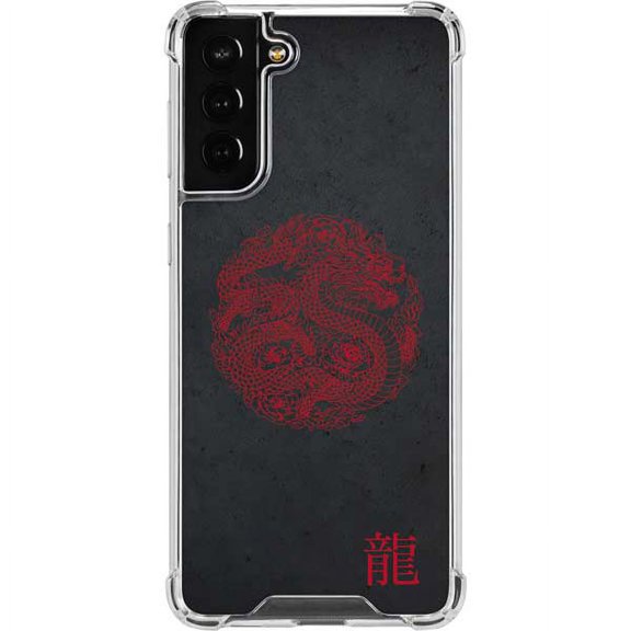 Skinit Fantasy & Dragons Red Dragon Galaxy S22 Plus Clear Case