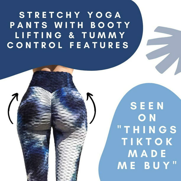 Aayomet Workout Tummy Leggings Yoga High Pockets Sports Women's Waist  Running Pants Yoga clothing Yoga Pants for Women (Navy, S)