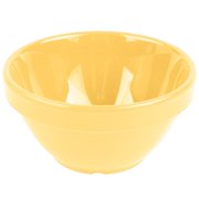 GET BC-170-TY Diamond Mardi Gras 8 oz. Tropical Yellow Melamine Bowl - 48/Case