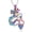 Colorful, variant on Dragon Urn Necklace for Ashes Cremation Jewelry for Women Men Stainless Steel Memorial Necklaces Ash Holder for Human Pets Keepsake Jewelry for Loved Ones with Fill Tool