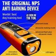 NPS Ultrasonic Dog Bark Deterrent Device Indoor/Outdoor Stops Bad Behavior No Yelling or Swatting Dog Barking Control Long Range Anti Barking Device for Small Medium Large Dogs