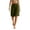Army Green, variant on Womens Cargo Wide Leg Shorts High Waisted Buttons Bermuda Shorts with Pockets Casual Workout Red XXL