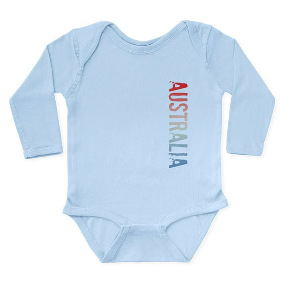 CafePress - Australia Body Suit - Long Sleeve Cotton Baby Bodysuit