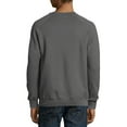 thumbnail image 2 of Hanes Men's and Big Men's Nano Premium Soft Lightweight Fleece Sweatshirt, Up to Size 3XL, 2 of 5