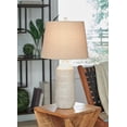 thumbnail image 2 of Signature Design by Ashley Willport Contemporary 27" Ceramic Table Lamp, Set of 2, Off White, 2 of 5