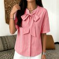 thumbnail image 3 of Bixock Women's Maternity Tops Short Sleeve Casual Pregnant Tops Crew Neck Maternity Shirts Soft Breathable Comfortable Maternity Clothings, 3 of 7