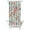 White-71, variant on Waterproof Pioneer Shower Curtain 36x72 Inch Polyester Unique Colorful Floral Shower Curtain for Bathroom Hotel Home Decor with 7 Plastic Hooks