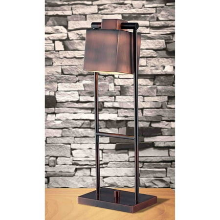 Kenroy Home Crimmins Desk Lamp, Vintage Copper