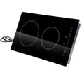 thumbnail image 6 of Electric Stove Top 2 Burner, 20x11.6 inch 240V Glass Cooktop with Touch Control, Timer & Child Lock, 9 Power Levels for Boiling, Simmering & Frying, 6 of 7