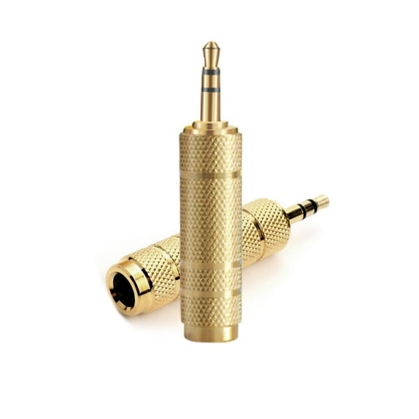 Adaptador de auriculares Jack Kearding Convertidor Estéreo Conector de audio de doble canal