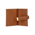 thumbnail image 4 of Time and Tru Women's Una Faux Leather Card Case Wallet, Cognac, 4 of 4