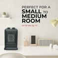 thumbnail image 2 of Visionair 10 In. 750/1500W 5120 Btu 160 Sq-Ft. Oscillating Ceramic Heater, 2 of 7