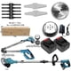 thumbnail image 1 of Foldable Electric Lawn Mower Cordless Grass Trimmer Rechargeable Battery Fast Charger Power Electric Lawn Mower Garden Tools, 1 of 5