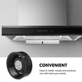 thumbnail image 5 of Fan Blower Wheel: Silent Universal Wind Wheel Range Hood Motor Accessory Replacement For Various Kitchen Exhaust Fan Stove Vent Hood, 5 of 5