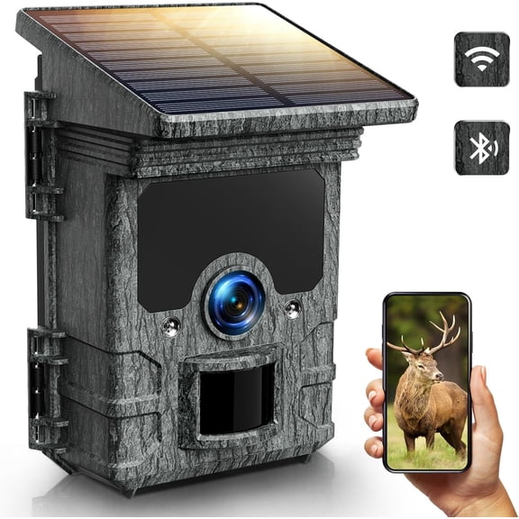 CAMPARK Trail Camera 24MP 1080P Game Camera with 32GB SD Card Hunting Deer Camera with Infrared Night Vision Waterproof Motion Activated Trail Cam for Wildlife Monitoring