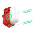 thumbnail image 1 of Earphone Case Silicone Cover Wireless Headphone silicone cover earphone case Case Shell Replacement for AirPods 1/2, Red, 1 of 6