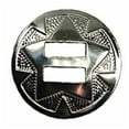 thumbnail image 1 of Star Conchos Matériel d'Artisanat en Cuir Plaqué Nickel 1 1/4 Pouce Western Star Concho Lot de 10 Ou 100, 1 of 4