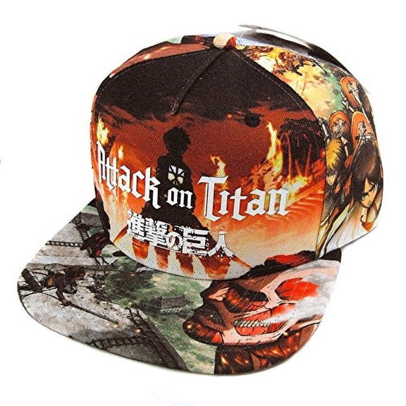 Attack On Titan Sublimated Snapback Hat