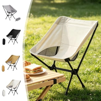 RUNACC Low Back Beach Chair, 2 Pack Foldable Portable Camping