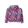 thumbnail image 6 of Reebok Girl’s Active Hooded Abstract Camo ½ Zip Windbreaker, Sizes 4-18, 6 of 7
