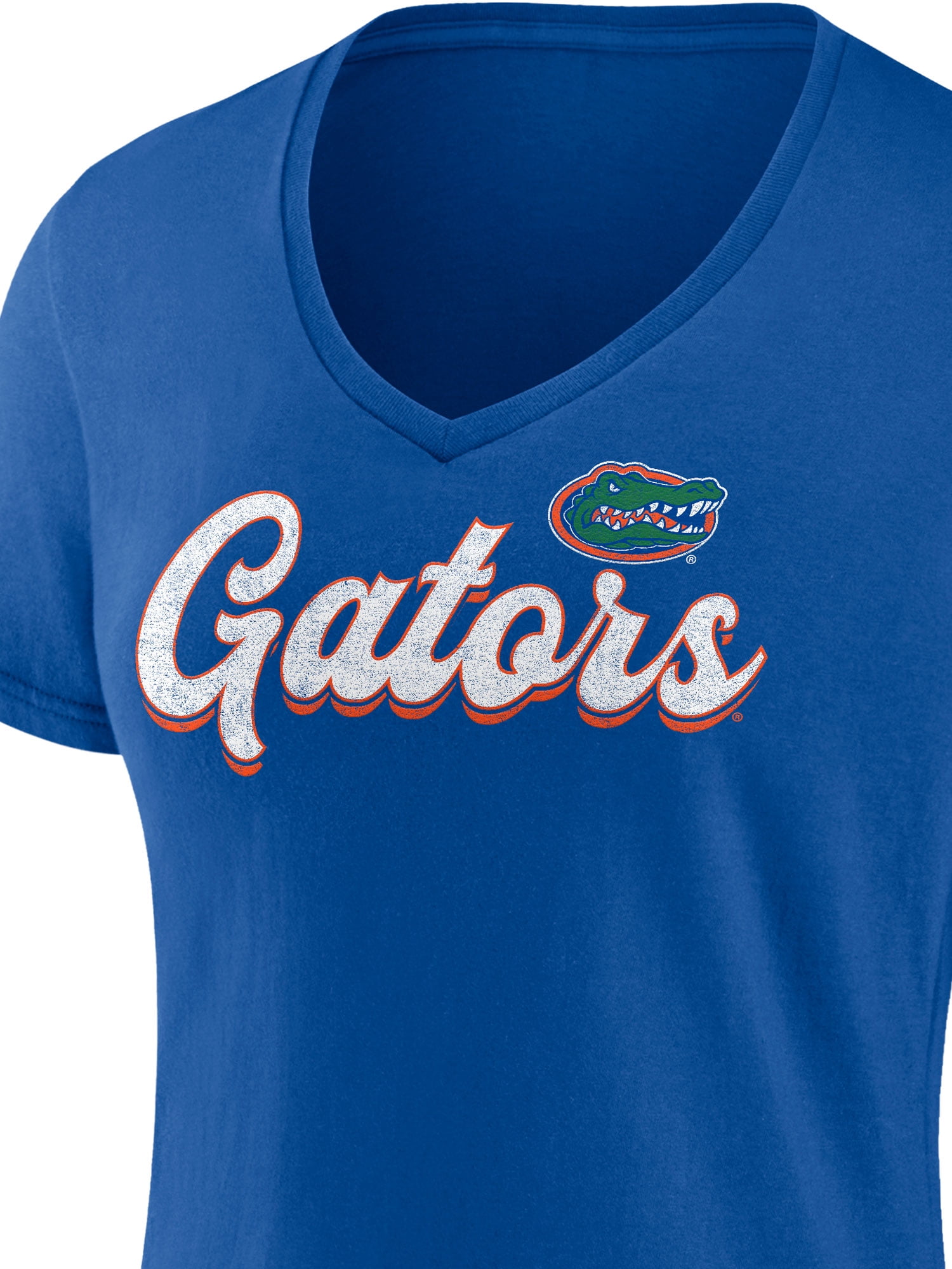 NCAA Florida Gators Women's Cotton Blue Short Sleeve T-Shirt