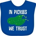 thumbnail image 3 of Inktastic Funny in Pickles We Trust Boys or Girls Baby Bib, 3 of 4